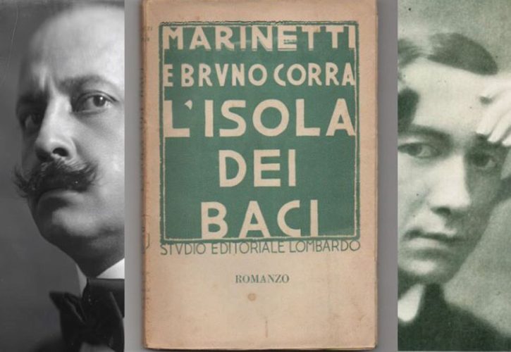 15 agosto 1918: viene pubblicato il romanzo “L’Isola dei Baci” di Marinetti e Corra